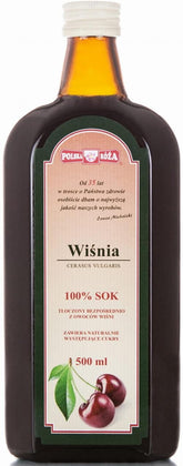 100% Kirsebærsaft 500ml POLNISCHE ROSE